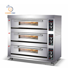 3 deck 9trays/gas oven/pizza oven/toasting machine